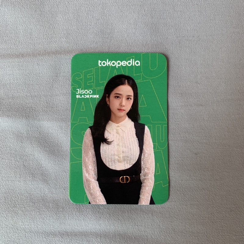 (BOOKED) PC OFFICIAL JISOO X TOKO HIJAU TP BLACKPINK PHOTOCARD BP