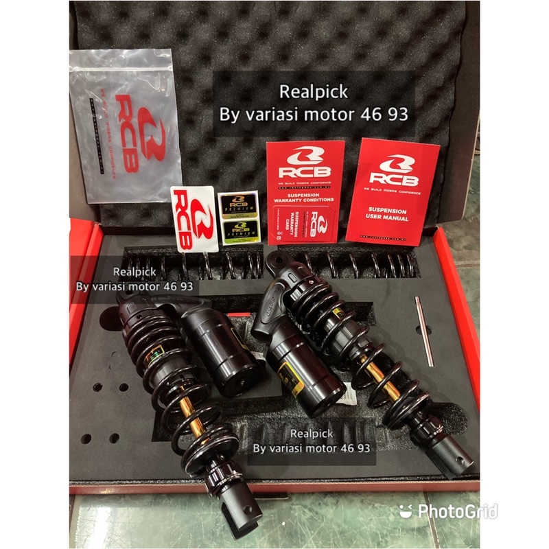 shockbreaker rcb vs black series new nmax 2020 shock new nmax rcb black series vs original rcb