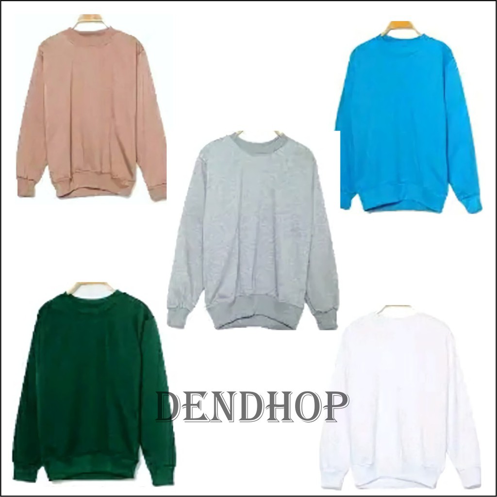 COD)UNISEX CREWNECK POLOS CREW(NECK BASIC POLOS HOODIE POLOS SWEATER POLOS KEKINIAN denshop