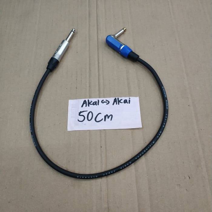 Kabel akai to akai 50cm Canare / kabel 6,5mm ke 6,5mm 50cm Canare