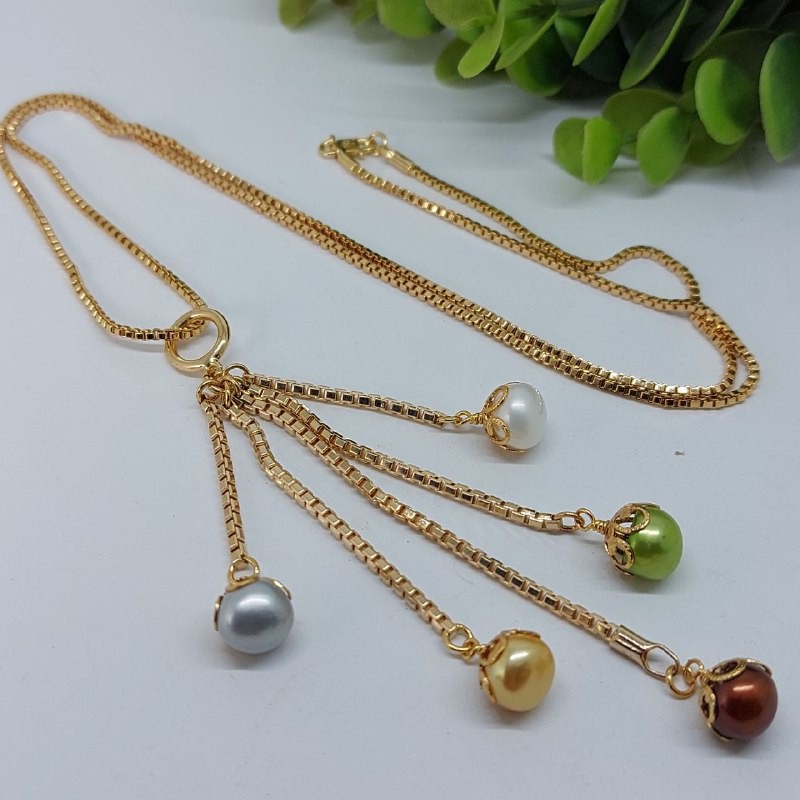 KALUNG PANJANG MUTIARA AIR TAWAR BERSERTIFIKAT, KALUNG MUTIARA LOMBOK, KALUNG WANITA - 6