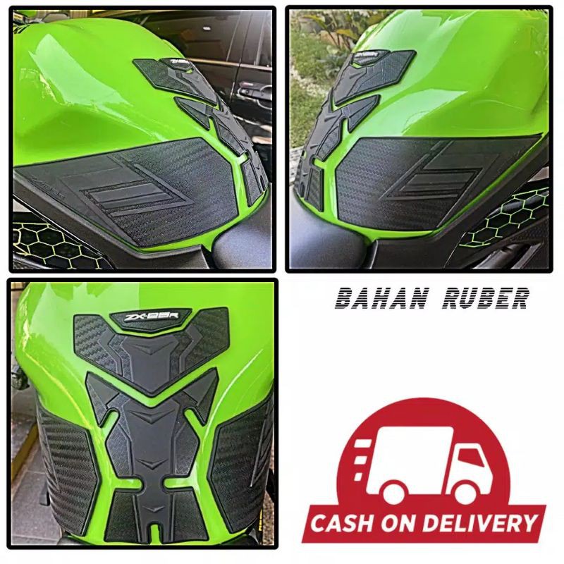 Tankpad Ninja ZX25R, Sidepad ZX25R ruber Premium