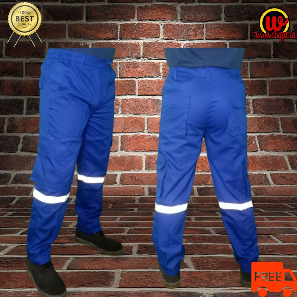 Celana Safety | Celana Kerja Wearpack Biru Benhur