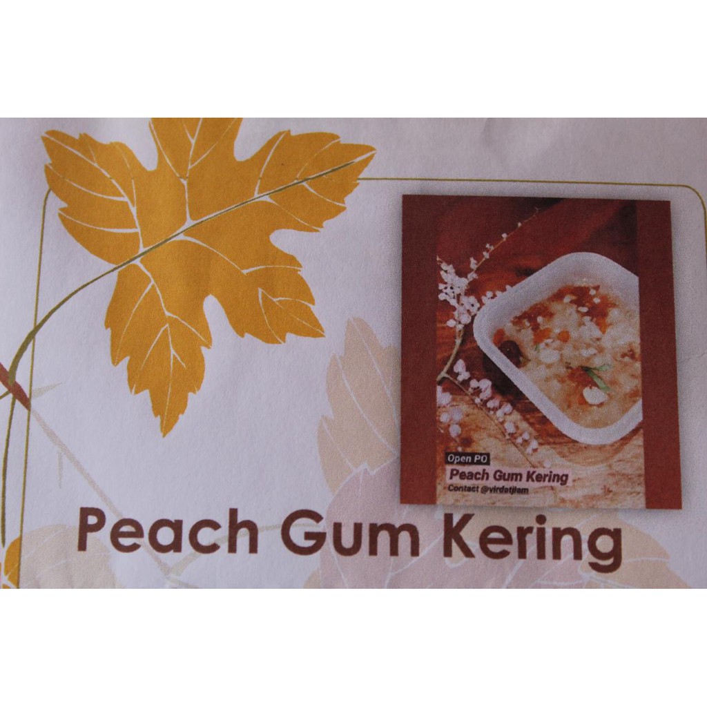 

Peach Gum Dessert (Pack Langsung Masak)