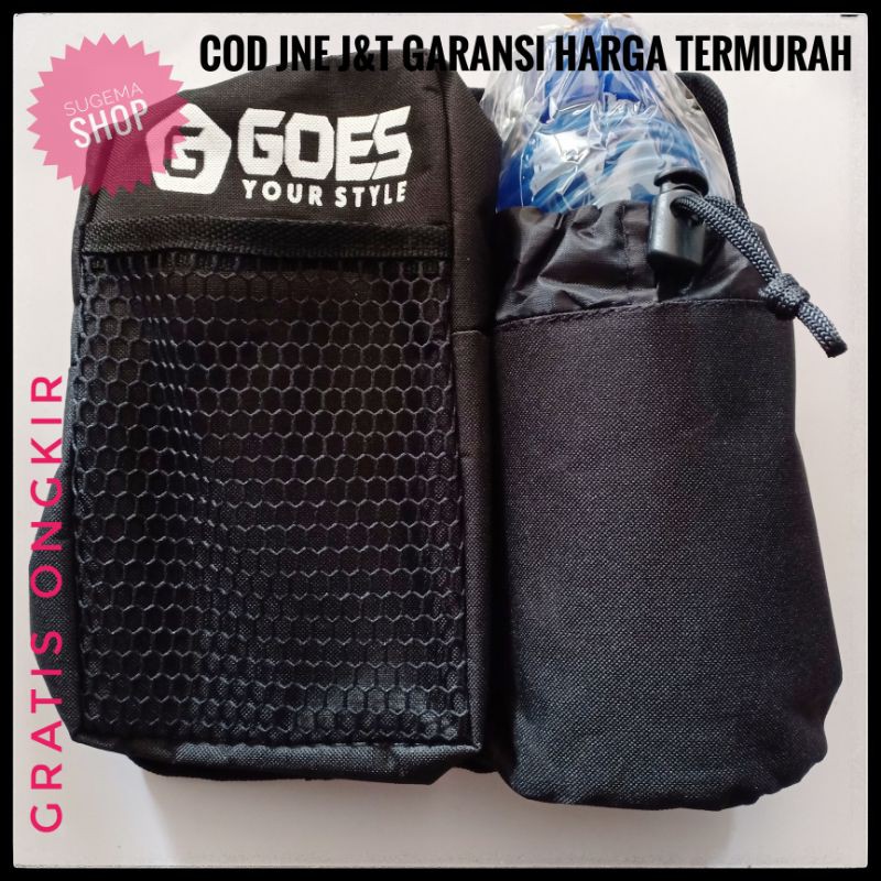 Tas Gowes Bersepeda GRATIS Botol Minum Perlengkapan Aksesoris di Goes Bersepeda