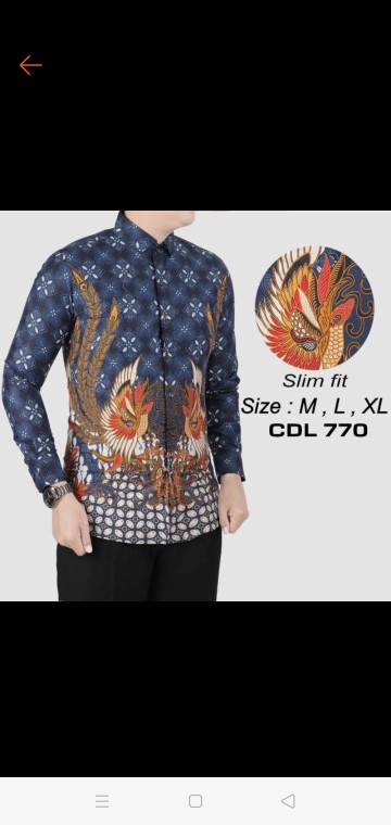 Baju Batik Pria // Batik Unik // Batik Mewah // Batik Pria Asli // Batik Slimfit // Batik Modern !!