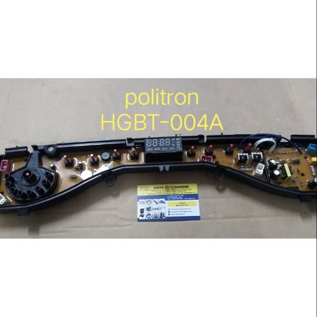 pcb mesin cuci polytron HGBT - 004A / modul mesin cuci polytron HGBT - 004A