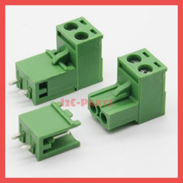 2EDG 5.08 2p 2 pin Terminal Block Green Plugable ST Connector 5.08mm