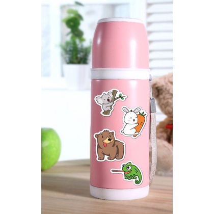 A140 STICKER 10PCS (FOREST ZOO) anti air notebook scrapbook label tempel motif kartun superhero super hero unik lucu atk alat tulis kantor murah viral termurah kartun komputer leptop handphone hp smartphone koper laptop tembok kulkas disney anime