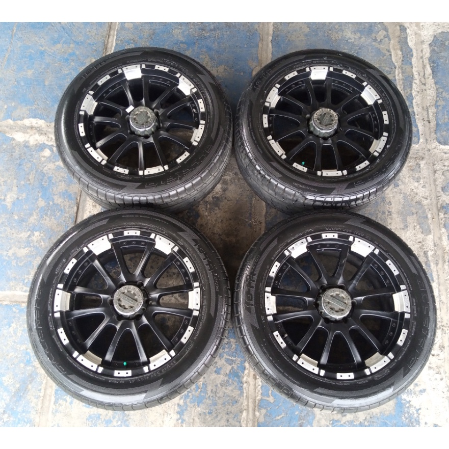velg seken bekas ring 20x9 pcd 6x139 cocok untuk fortuner pajero