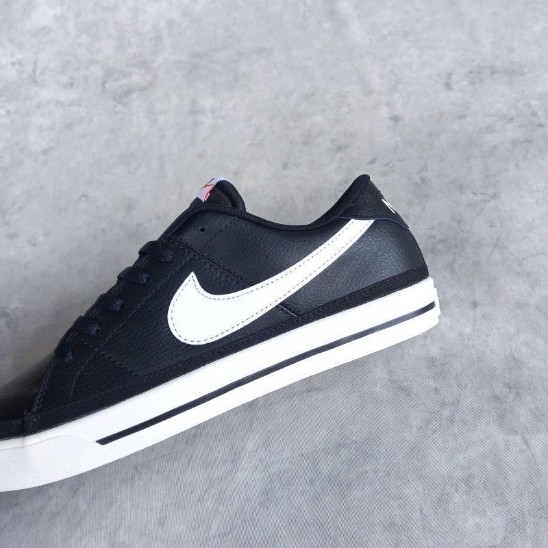 NIKE COURT LEGACY BLACK WHITE LEATHER