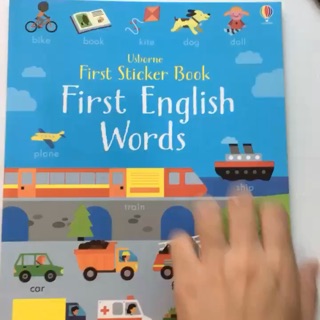 Usborne Sticker Book First English Words Activity Imported