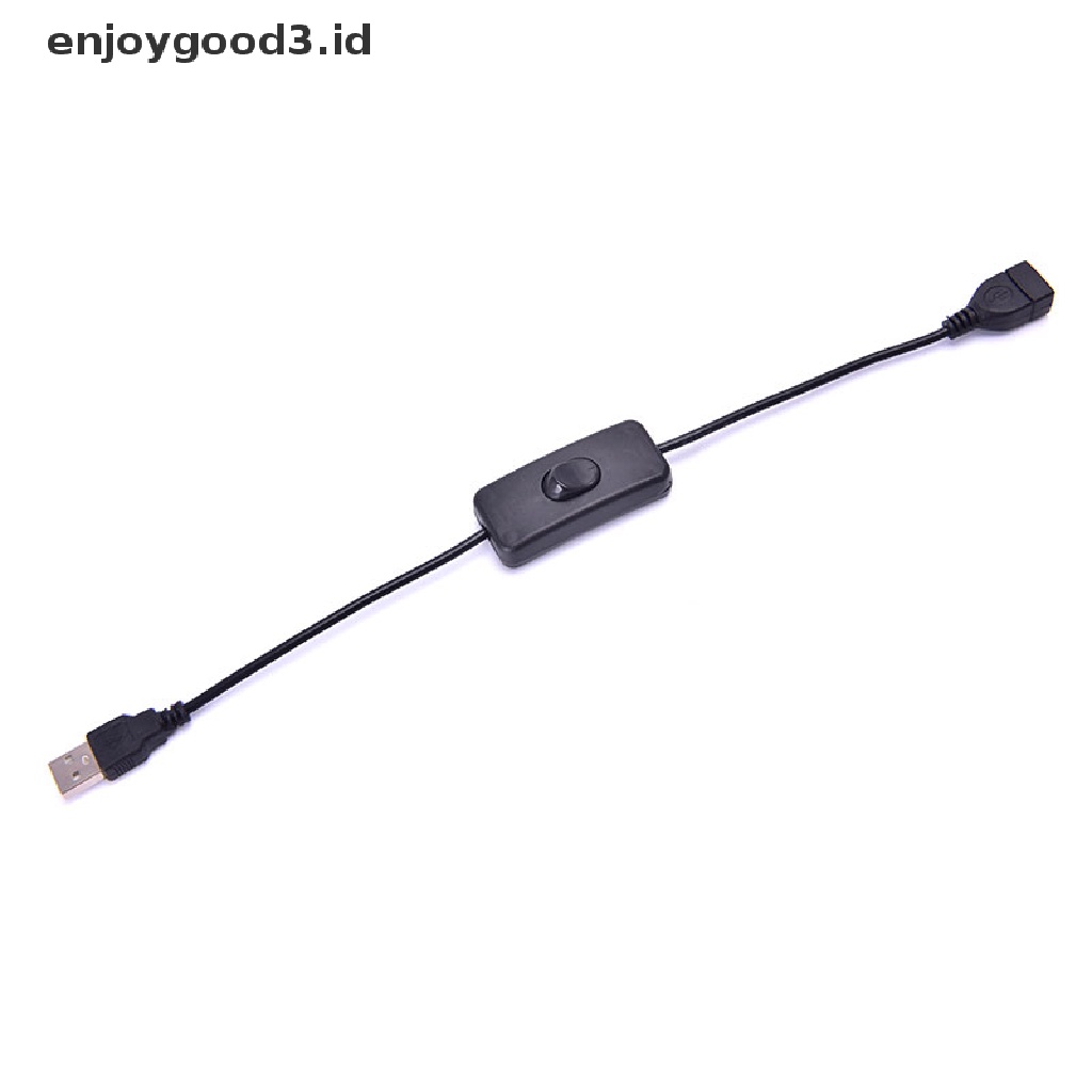 Kabel Extension Usb 28cm Dengan Saklar On / Off Untuk Lampu Usb