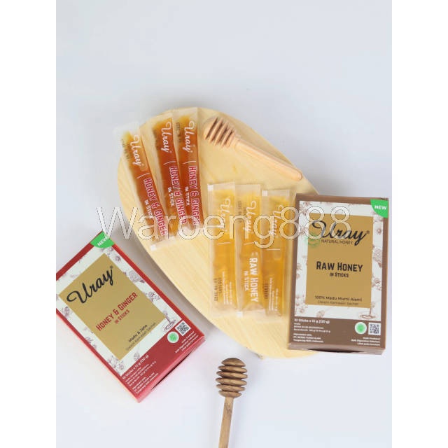 

Waroeng888 - Madu Uray Sachet Pack Isi 10 Natural Honey Super Grade A | Madu Lebah Hutan Asli