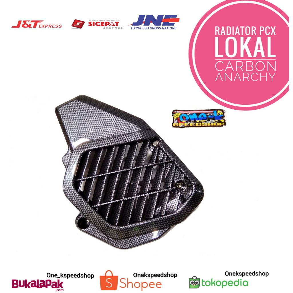 Cover Radiator Pcx New Karbon Tutup Radiator Honda Pcx 2018 Karbon Original thailand