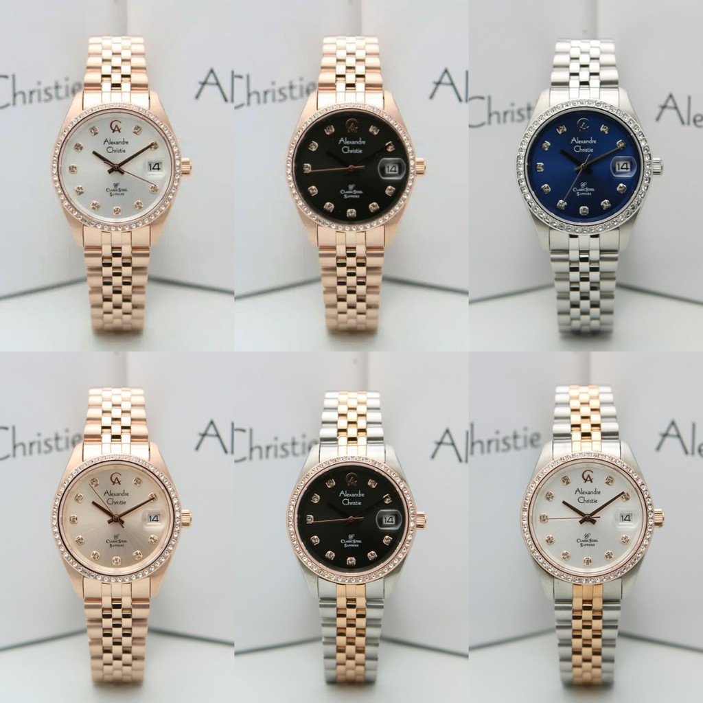 JAM TANGAN WANITA ALEXANDRE CHRISTIE AC 5012 ORIGINAL GARANSI RESMI 1 TAHUN