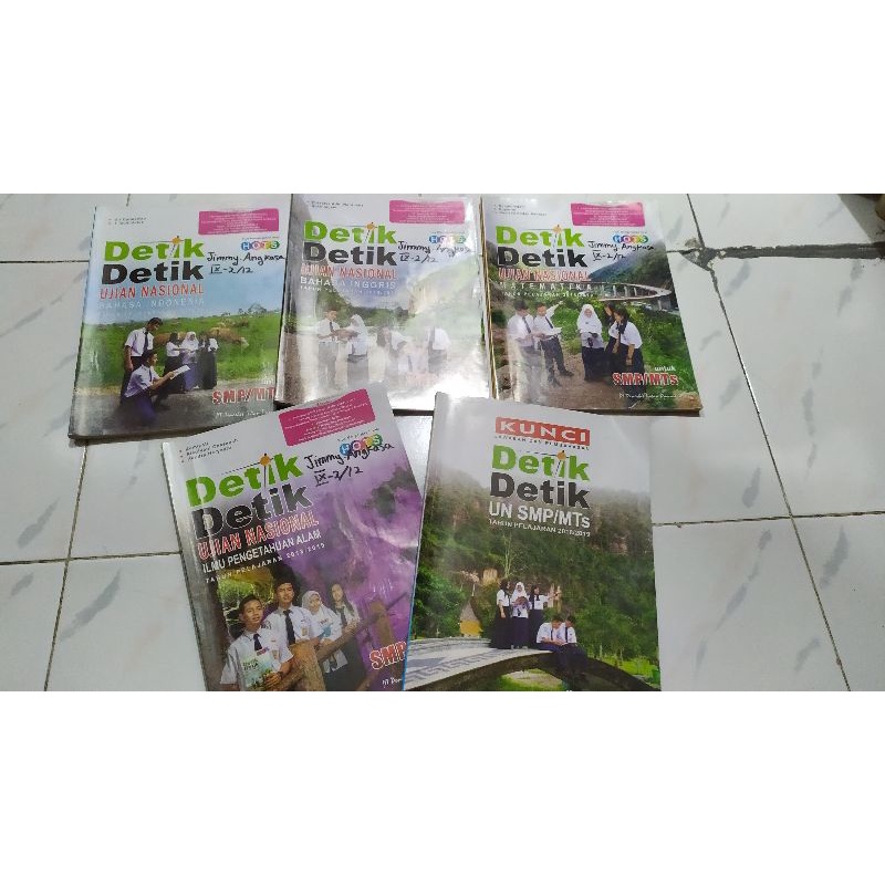 PRELOVED BUKU PAKET DETIK DETIK UN SMP/MTs UN 2018/2019 BEKAS