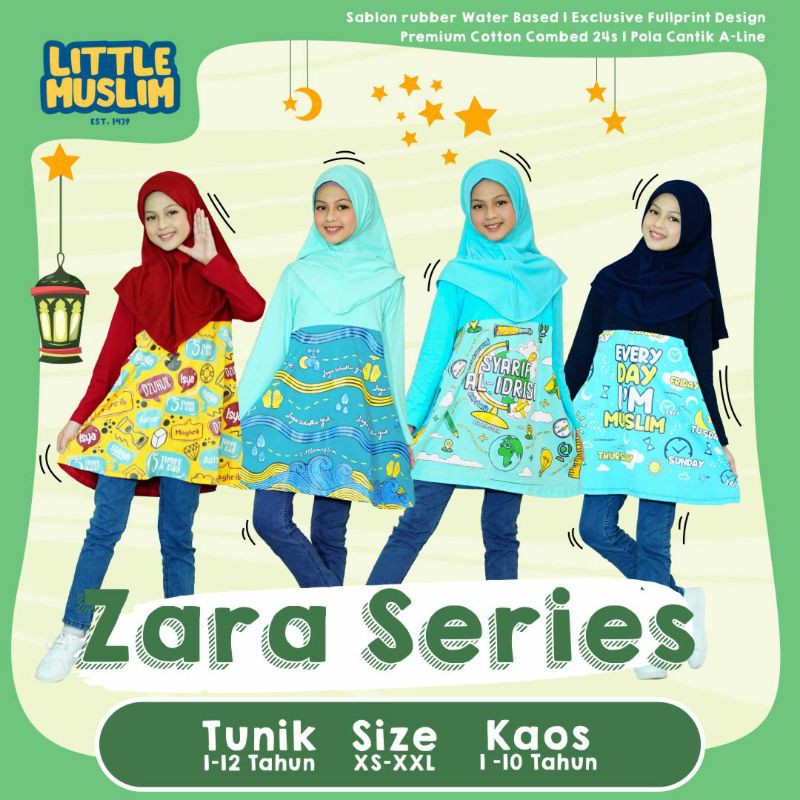 ZARA TUNIK ori Little Muslim