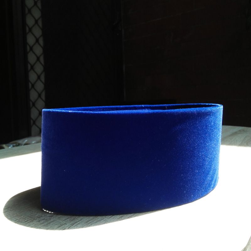 Peci Polos Biru/Tinggi 9
