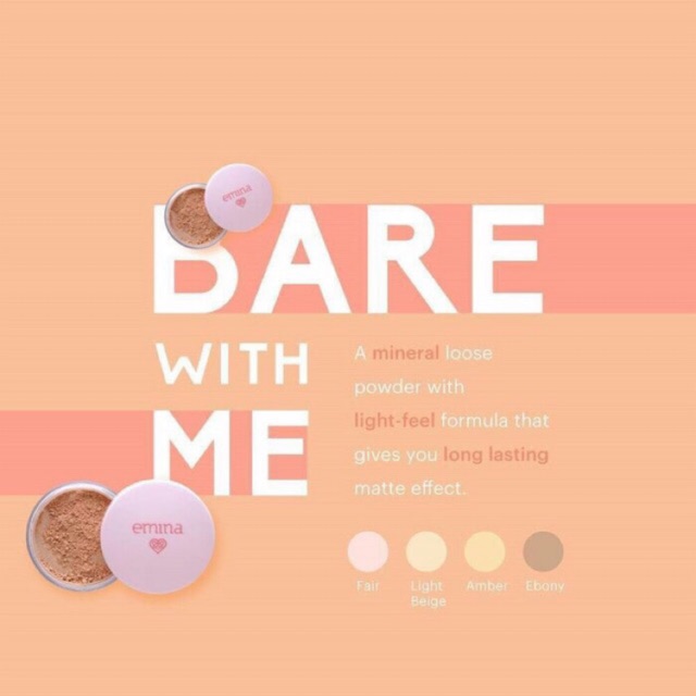 Emina Bare With Me Mineral Loose Powder 8gr