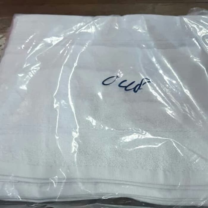 Penawaranspesial Saputangan Handuk Putih Polos Tebal Lembut Merk Mutia Berkualitas