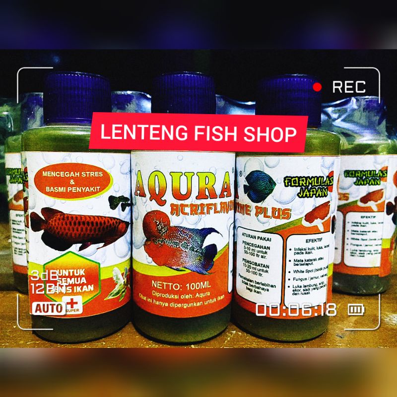 AQURA ACRIFLAVINE PLUS 100ML OBAT KHUSUS IKAN KUNING 100ML FORMULASI JAPAN