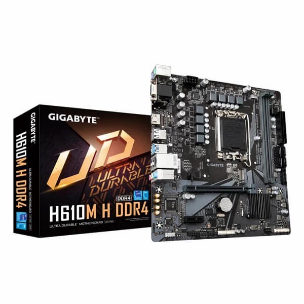 Gigabyte H610M H DDR4 Motherboard LGA 1700 H610 USB 3.2 SATA3 Resmi