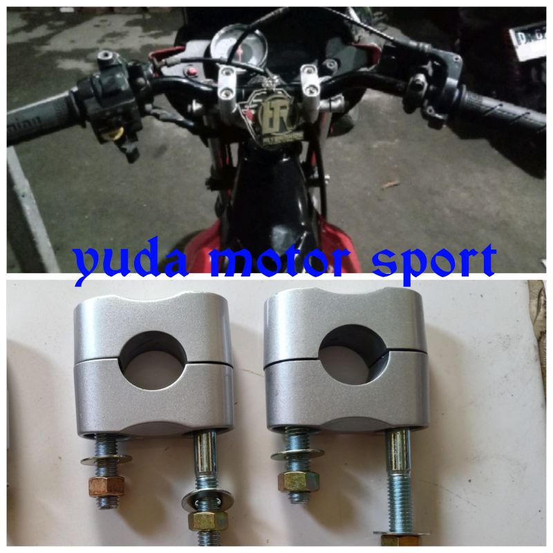 Stang RZR raiser CNC vixion CB150 RX'king Fu xabre Tiger Byson Scorpio Verza satria Fu FI RXZ Fino-Raiser Fino + Baut