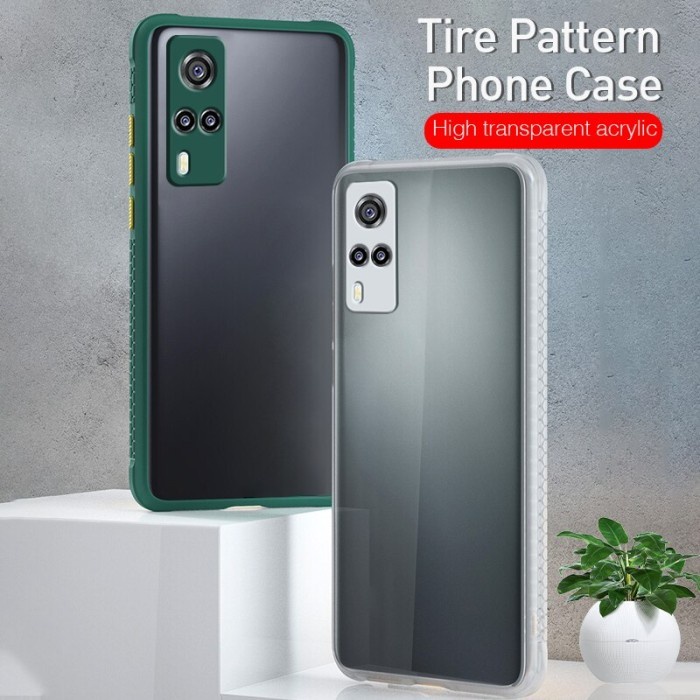 VIVO Y21A Y51 Y51A Y53S Y30 Y30i Y50 A CASE SOFT UME MIQILIN TRANSPARAN FUZE CLEAR PROTECT CAMERA HARDCASE CASING COVER BENING PELINDUNG KAMERA