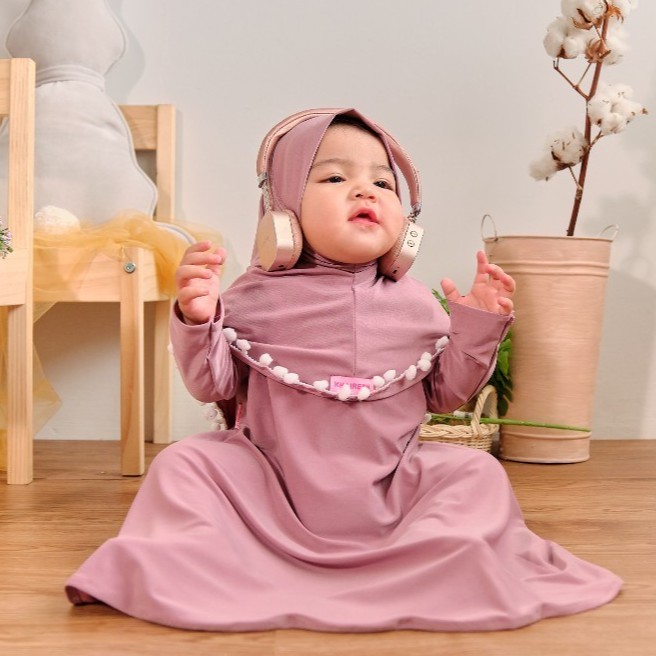 Gamis Bayi / Gamis Anak Perempuan Original Khaireen Usia 0-5 Tahun Khaireen / Gamis Bayi Perempuan