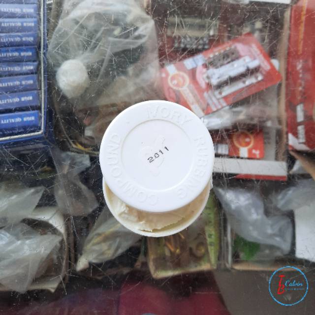 Kompon Ivory / Rubbing Compound Penghilang Baret Mobil / Motor warna Putih