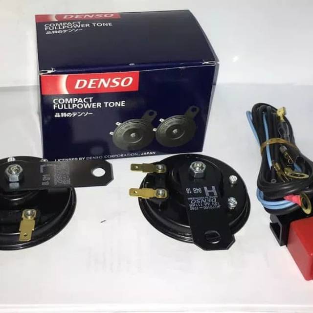 Jual Klakson denso disc termasuk relay / klakson denso