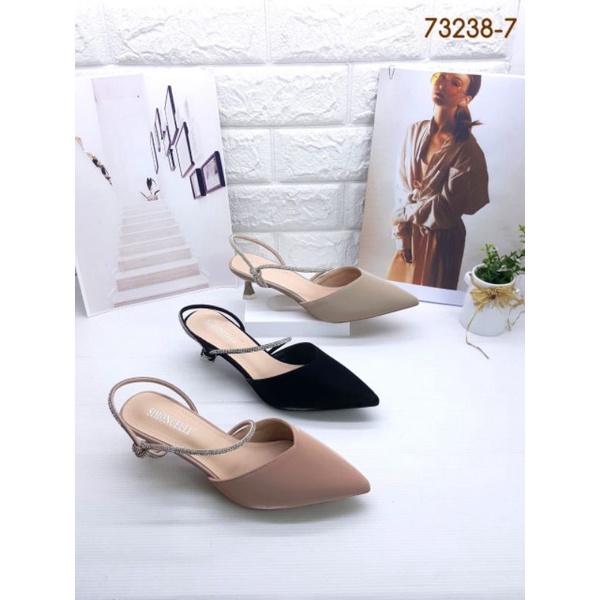 sandal sepatu wanita tumit Hells Simoncelli 73238-7