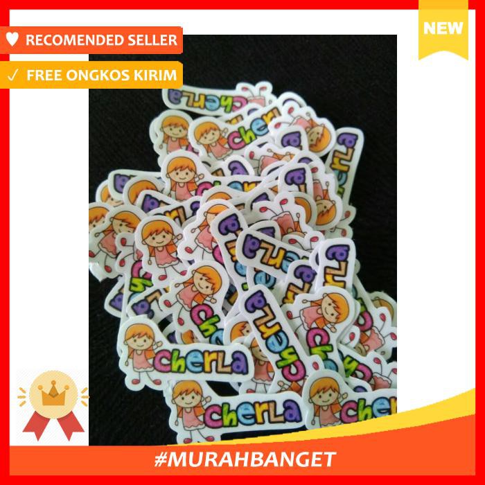 

Stiker - Label Nama Tahan Air/ Sticker Label Waterproof Cutout Kids - Pengikat & Perekat