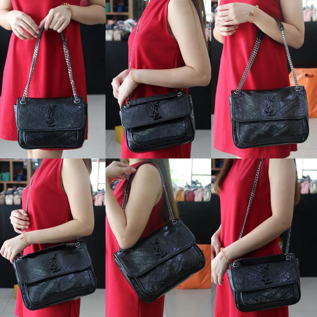 YSL Niki Sling Bag Tas Import Fashion Wanita