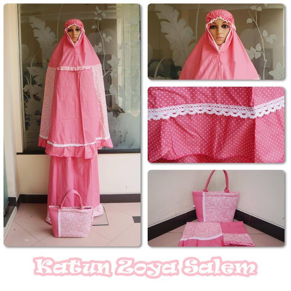 MUKENA KATUN ZOYA / MUKENA KATUN / MUKENA KATUN JEPANG