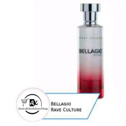 Parfum Bellagio Rave Culture merah 100 ml