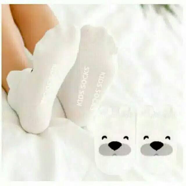 Kaos Kaki Anak Bayi Antislip Korea Karakter 3D Cute Animal