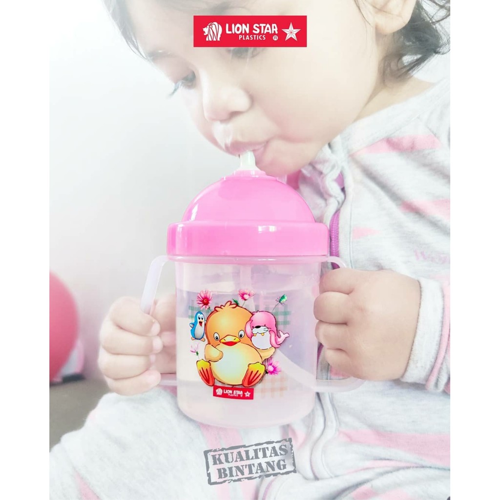LION STAR Gogo / Solo / Mimi / Tora / mug / Cangkir Minum Anak/ Botol Minum Anak/ Gelas Sedot Anak