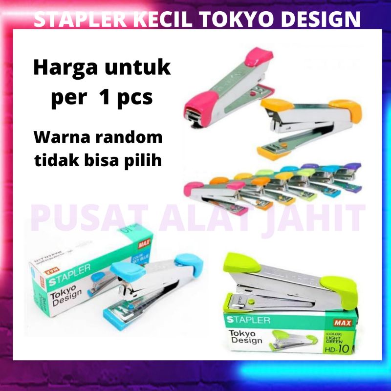 

Stapler hekter tokyo design max warna random