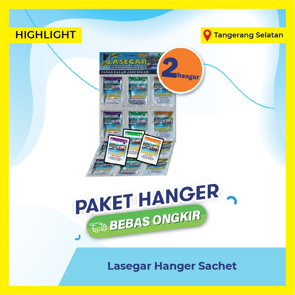 Lasegar Plus Paket 2 Hanger isi 24sachet Mix Rasa - Tangerang Selatan