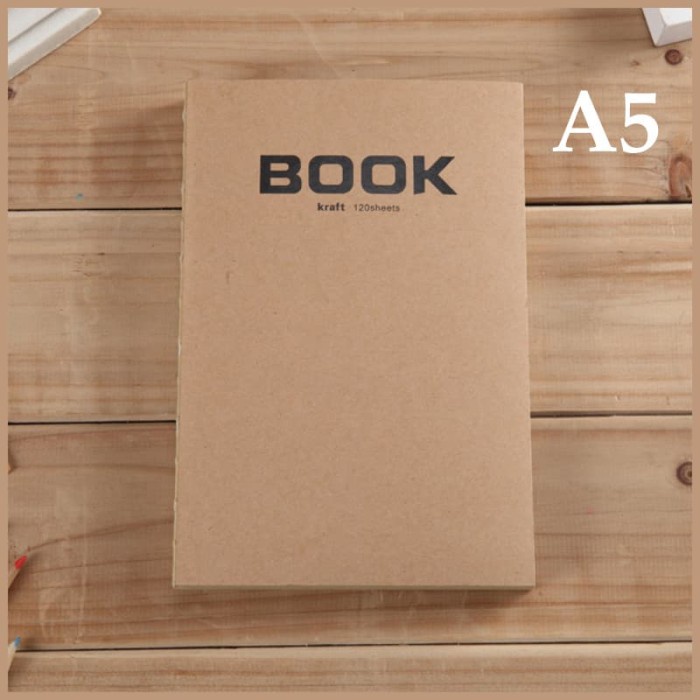 

(DISKON TERMURAH) Potentate Kraft Paper Sketch Book A5 - 120 sheets