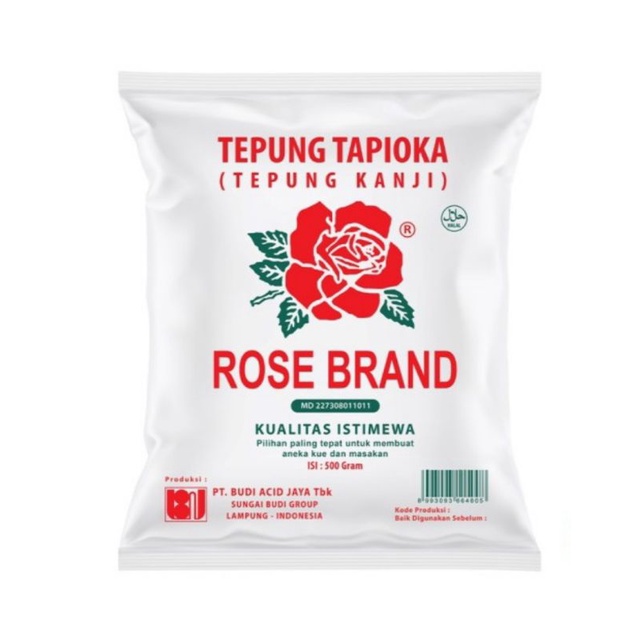 

ROSEBRAND TEPUNG TAPIOKA / TEPUNG KANJI 500 GR