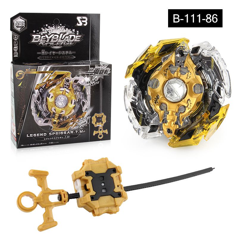 Emas New Metal Fusion Masters BB852 Beyblade Fight Launcher Langka Mainan Game Anak