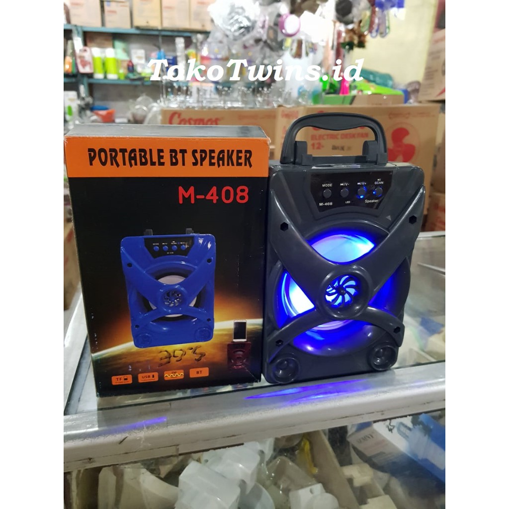 Speaker Bluetooth Portable BT-M408 Super Bass Stereo
