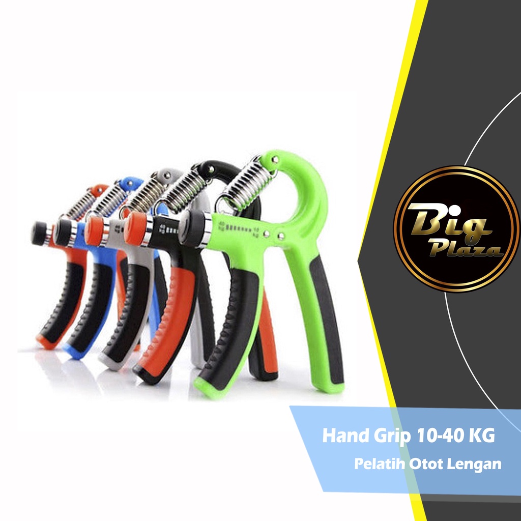 Adjustable Spring Portable Hand Grip 10-40 KG / Pelatih Otot Lengan