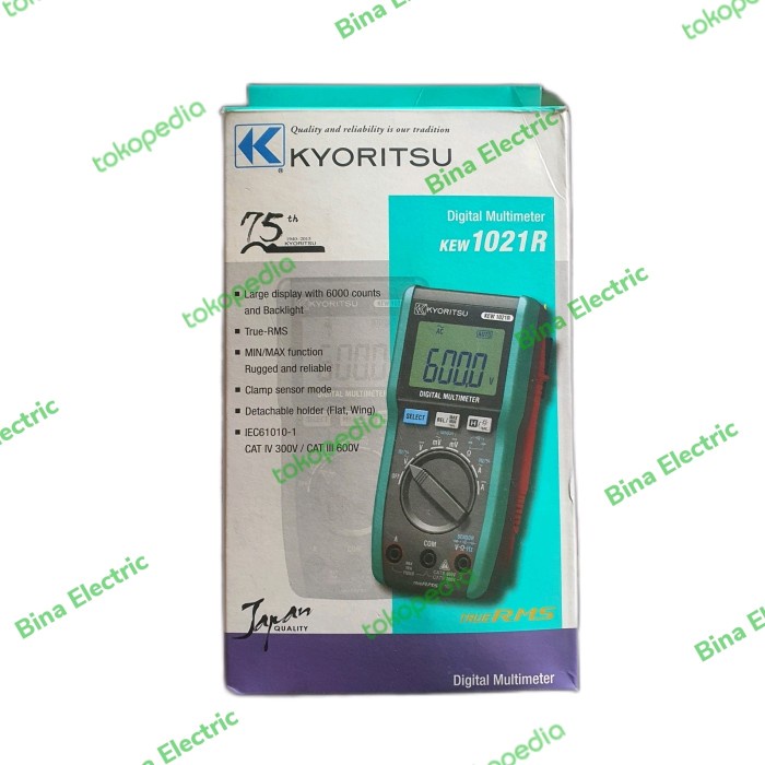 Digital Multitester Multimeter Kyoritsu 1021R / Multitester Kyoritsu