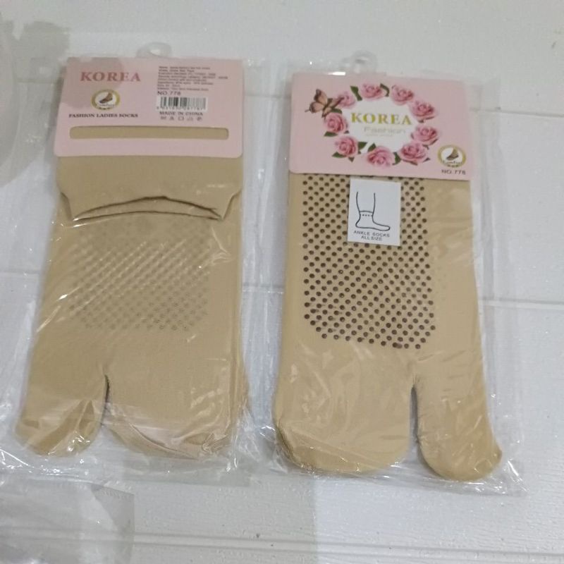 Kaos kaki jempol tipis/ankle socks/Kaos kaki muslimah/kaos kaki kore