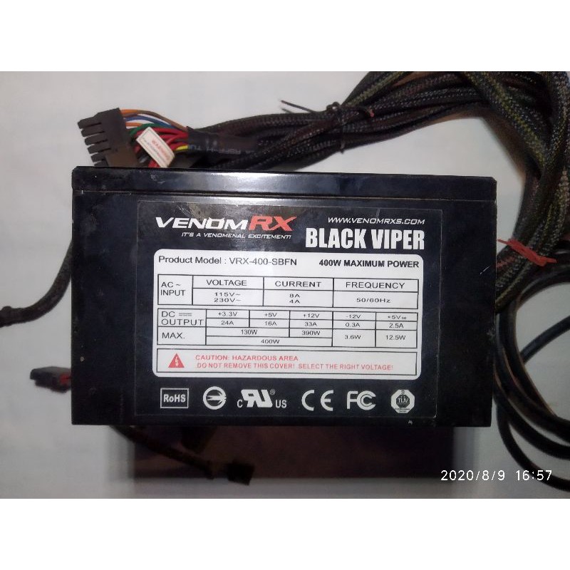 PSU  VENOM RX black viper