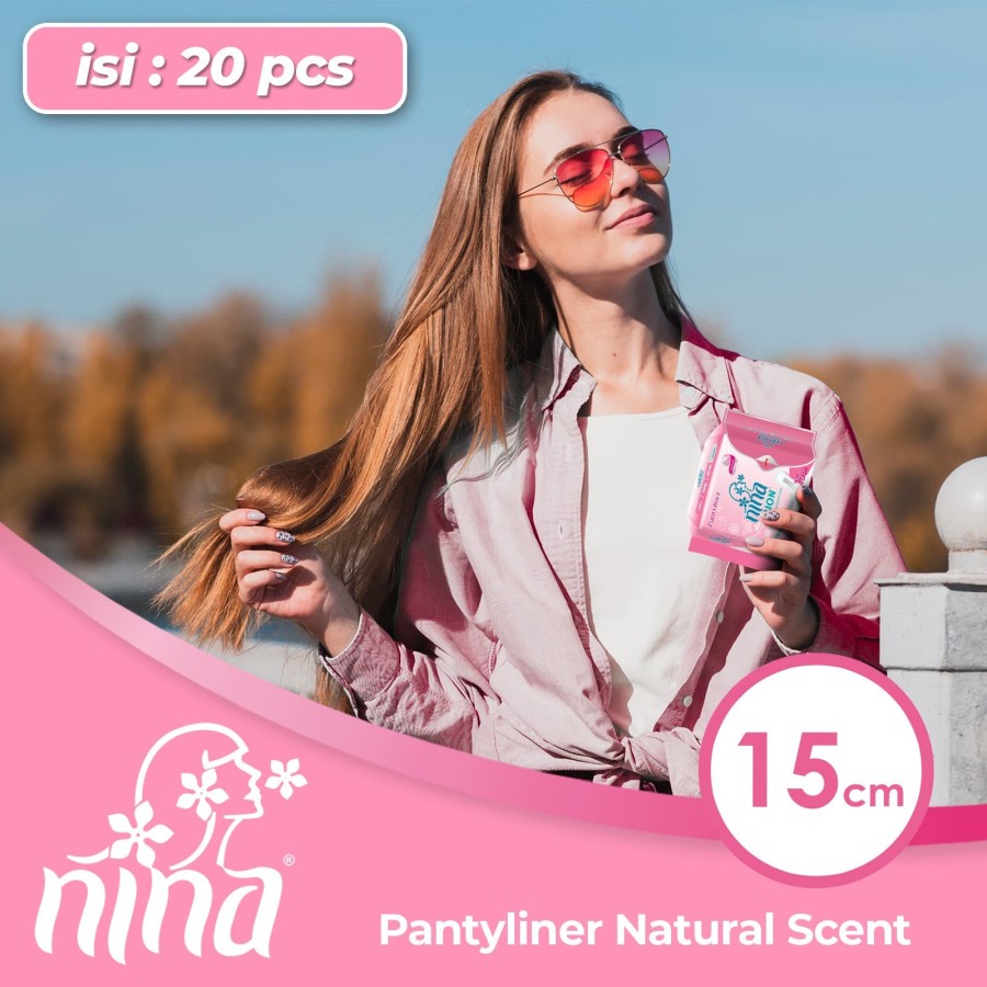 Bagus Nina Anion Pantyliner Floral Scent 15 cm 20's W-21243